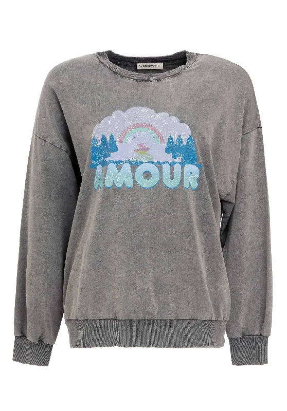 Sweatshirt 4629 Gris-Amour