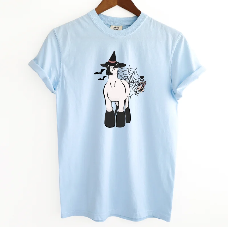 Floral Witch Lamb ComfortWash/ComfortColor T-Shirt (S-4XL) - Multiple Colors!