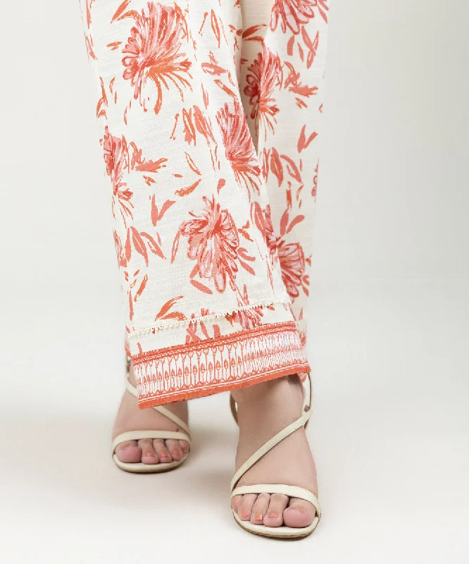 Printed Khaddar Culottes