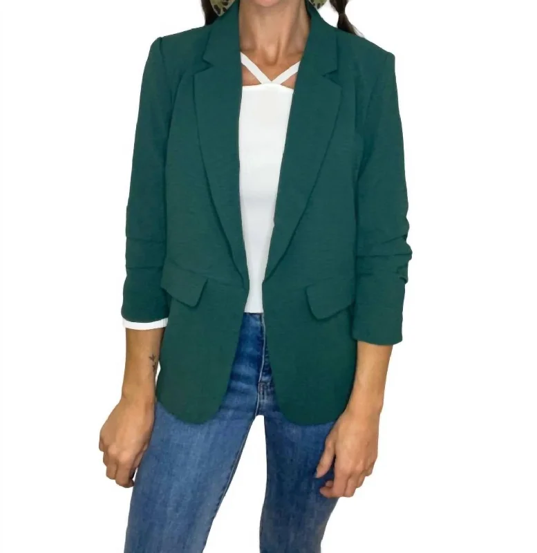 Blair Blazer In Spruce Green