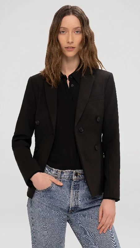 Crossover Blazer in Performance Cotton | Black