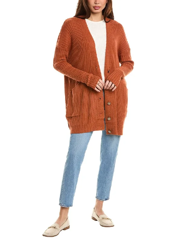 Maronie Rib Oversized Cardigan