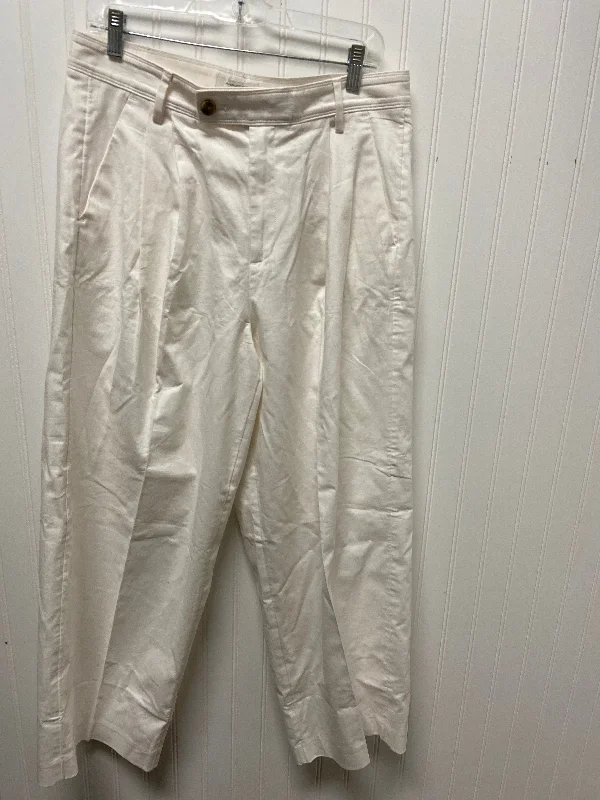 Pants Dress By Banana Republic In White, Size: 12