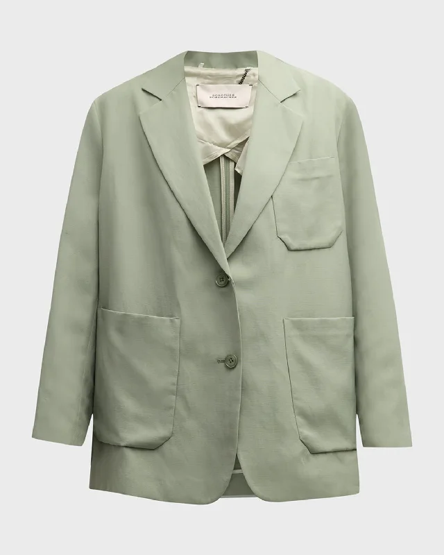 Summer Cruise Oversized Single-Breasted Jacket