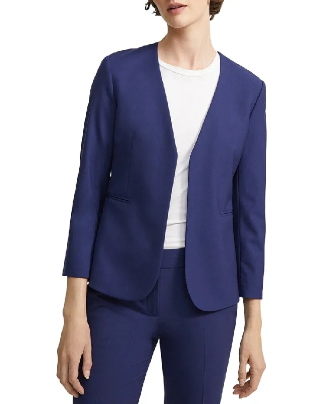 Theory Lindrayia B. Wool-Blend Blazer