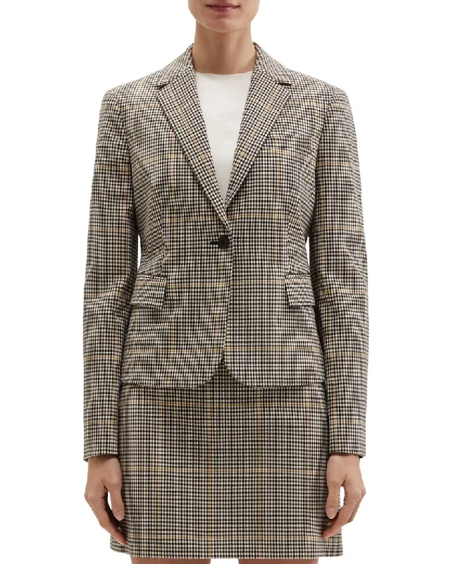 Theory Shrunken Blazer O.Dale Wool-Blend Blazer