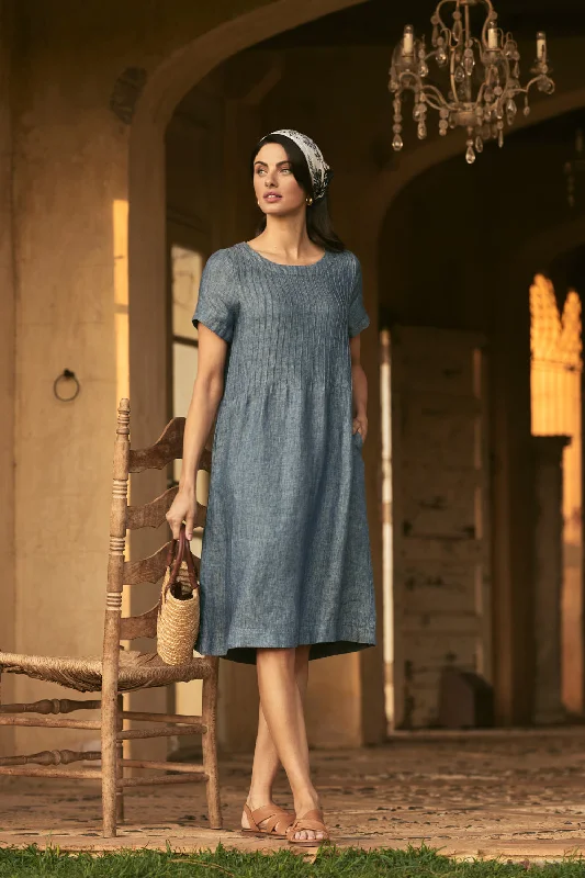 Twill Hemp Linen Dress