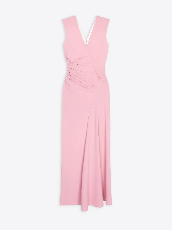 Long draped dress