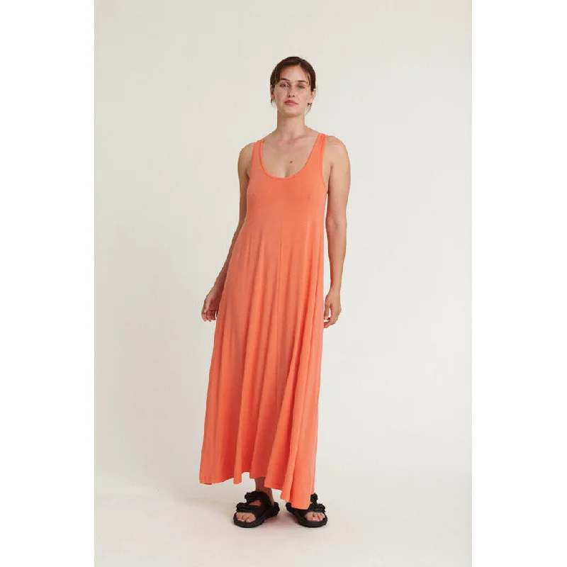 Jo Long Tank Dress - Tomato