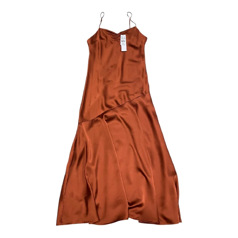 Dress Party Long By Top Shop In Bronze, Size: S