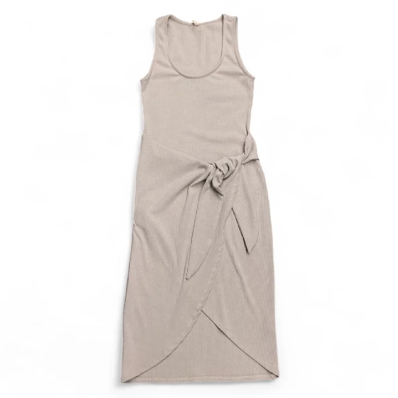 Dress Casual Midi By Tyche In Cream, Size: S